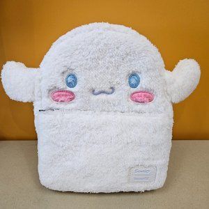 Loungefly Cinnamoroll Fuzzy Mini Backpack